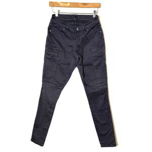 Prana Louisa Pants Size 0 Gray Cargo‎ Skinny Leg Hiking outdoor camping